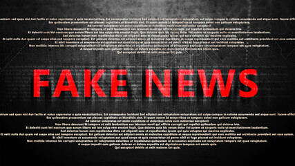 Fake news disinformation newspaper article concept, hoax internet social network propaganda misinformation. False news articles background.