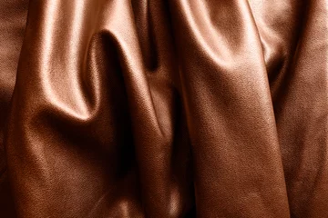 Deurstickers Draped leather background © Tarzhanova