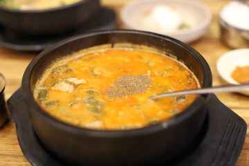 YUMMY KOREAN STYLE FOOD MEAT STEW