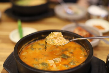 YUMMY KOREAN STYLE FOOD MEAT STEW