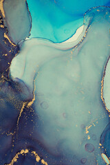 Fluid Art . Abstract colorful background, wallpaper. Mixing acrylic paints. Modern art. Marble texture. Alcohol ink colors translucent