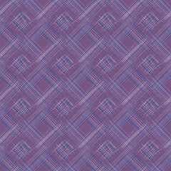 Rhombuses from multi-colored stripes. Blue and pink. Purple background. Seamless texture.