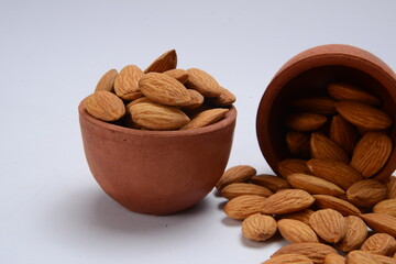 Almonds in a bowl