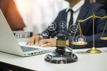 Business and lawyers discussing contract papers  Consultation and legal concepts, lawyers, 