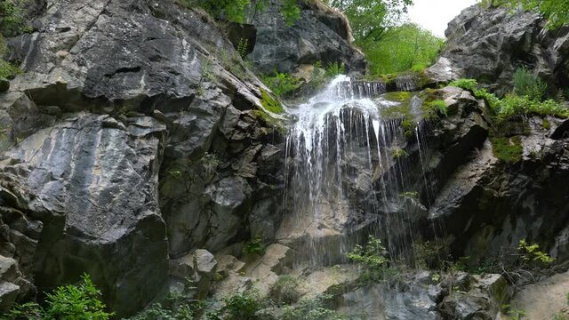 Zdrimacki Waterfall, Vranica mountain, Bosnia and Herzegovina - (4K)