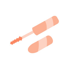 flawless mascara make-up product with a flat design.
