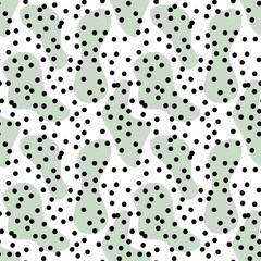 Seamless pattern with confetti on white background 