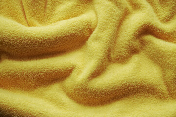 Beautifully Lit Yellow Fabric Texture for background
