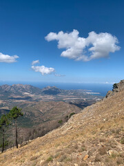 Baie de Calvi depuis le sentier du GR20