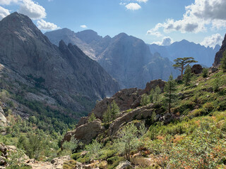 Montagnes corse GR20 Nord