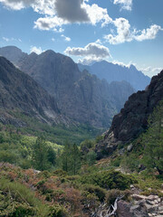 Montagnes corse GR20 Nord