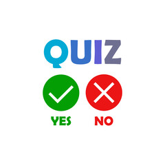 Fototapeta na wymiar Test quiz logo icon isolated on white background