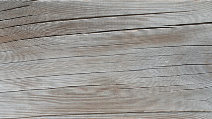 Gray brown beige wood texture horizontal crack for background, wallpaper, material for texture 3D