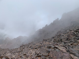 Col des &eacute;boulis Corse GR20 Nord