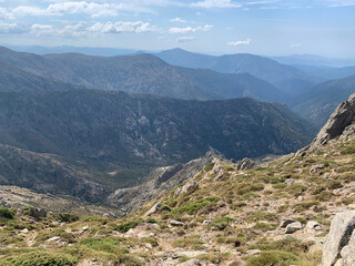 Paysage montagneux GR20 Corse