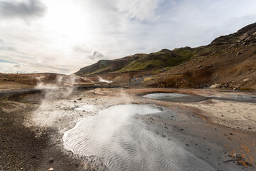 Krýsuvík Hot Springs, Iceland