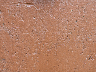 Concrete wall texture painted orange brown for background, wallpaper, material for texture 3D