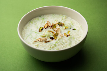 Lauki kheer or bottle gourd porridge or doodhi payasam