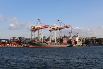 container cargo freight ship
