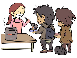 路上生活者への支援