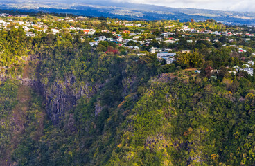 Village du Bras de Pontho, île de la Réunion 