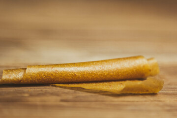 pastille fruit as a substitute for sweets. proper nutrition. diet. tea snack.