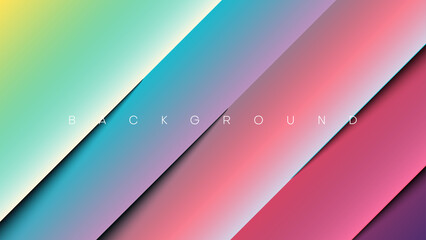 abstract background.colorful diagonal square and slice with shadow and light