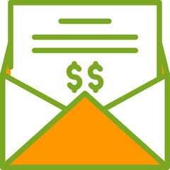invoice one color icon