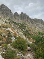 Montagnes corses sur le GR20