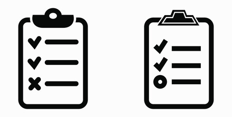 Icon list, roster, schedule, register, roll, catalog, scrol, bil, calendar, docket, nomenclature, beadroll, sked, catalogue. Vector icon.