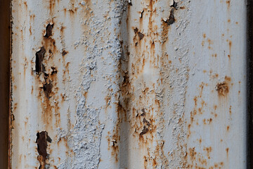 The texture of a stone wall, floors, concrete destruction, metal corrosion and rusty antiquity, the basis of building iron and floors, chips and paint smears