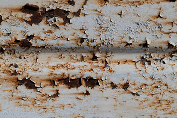 The texture of a stone wall, floors, concrete destruction, metal corrosion and rusty antiquity, the basis of building iron and floors, chips and paint smears