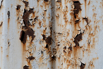 The texture of a stone wall, floors, concrete destruction, metal corrosion and rusty antiquity, the...