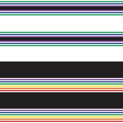 Double Rainbow Striped seamless pattern design