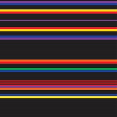 Double Rainbow Striped seamless pattern design
