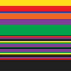 Double Rainbow Striped seamless pattern design