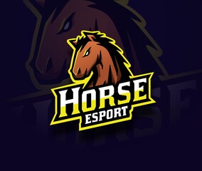 Horse e-sport logo