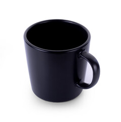 empty mug on white background