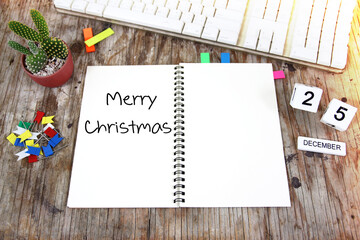 merry christmas 25 december template concept for background