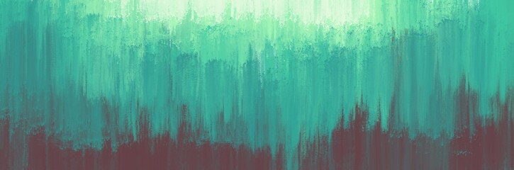 Abstract painting art with green and brown paint brush for presentation, website background, halloween poster, wall decoration, or t-shirt design.