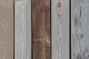Vector background with row of colored wooden planks.