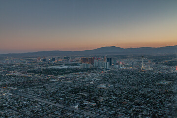 Las Vegas by sunset