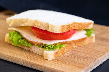 ham and cheese sandwich
