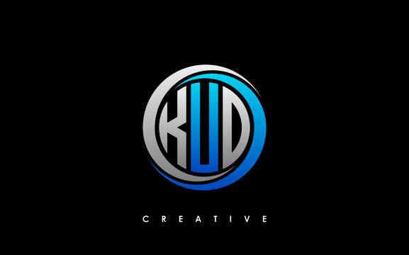 KUD Letter Initial Logo Design Template Vector Illustration