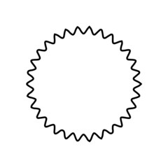 Outline geometric shape