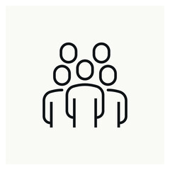 group people teammate friendship icon vector illustration