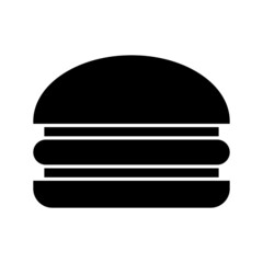 Burger vector black icon