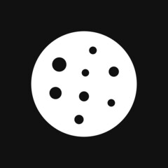 Cookie icon on grey background