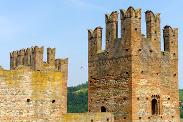 Castell Arquato, historic city in Piacenza province, Italy