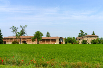 Old farm near Centovera, Piacenza province, Emilia-Romagna